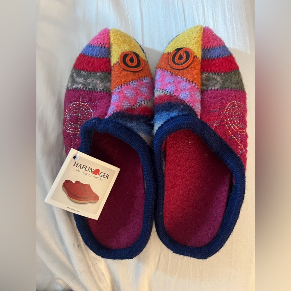 Haflinger slippers. NWT.
